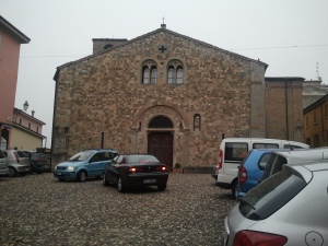 Ancient church in Fornovo, Italy